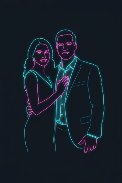 Neon Minimalism - AI Art Style Transformation