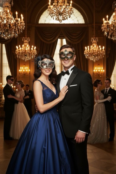 Masquerade Ball - AI Portrait Transformation