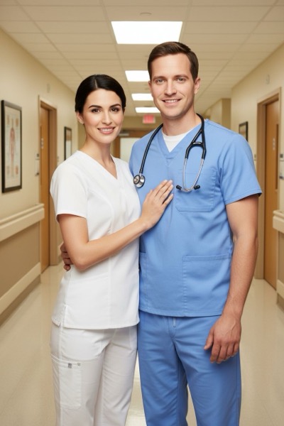 Nurse / Healthcare Worker - AI Portrait Transformation