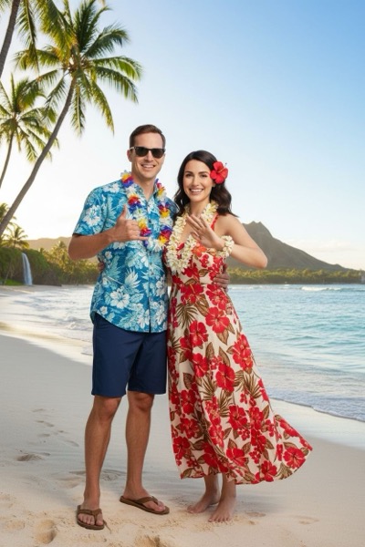 Hawaii, USA - AI Portrait Transformation