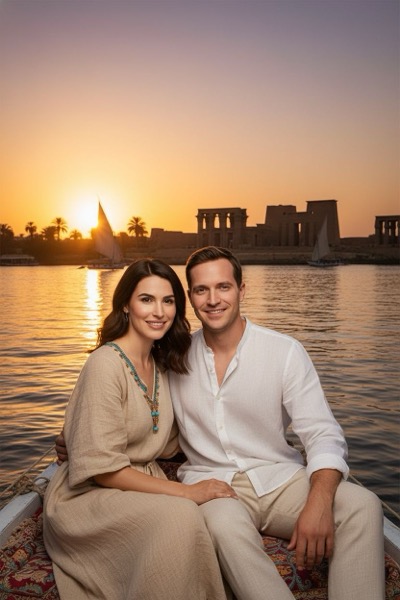 Nile River, Egypt - AI Portrait Transformation