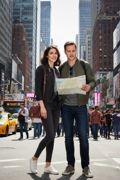 New York Cityscape - AI Portrait Transformation