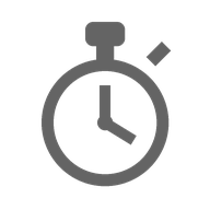 Stopwatch icon representing photo booth capture countdown and timing settings