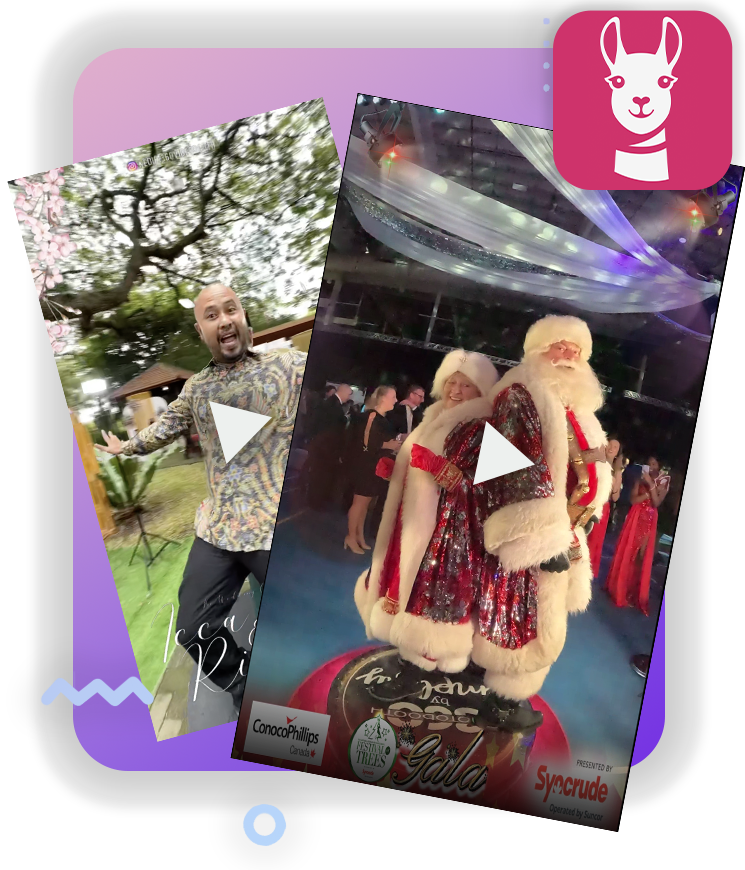 360 video captured and edited by LumaBooth for Windows and LumaBooth for Apple photo booth software